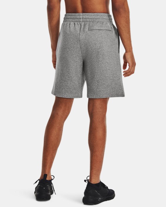 Men's UA Rival Fleece Shorts, Gray, pdpMainDesktop image number 1